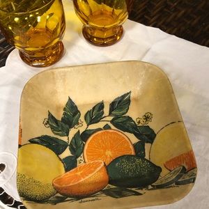 Mid Century Fiberglass Serving Dish